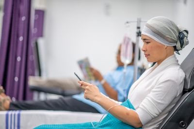 photo of woman in chemotherapy