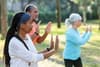 photo of mature tai chi class